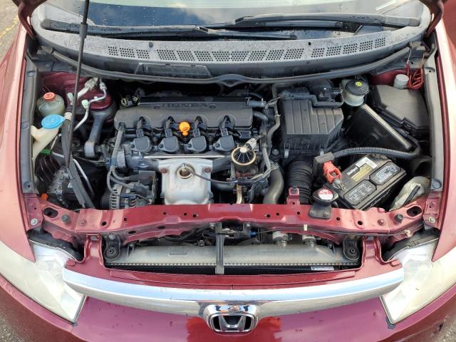 1HGFA15596L046596 - 2006 HONDA CIVIC LX MAROON photo 11