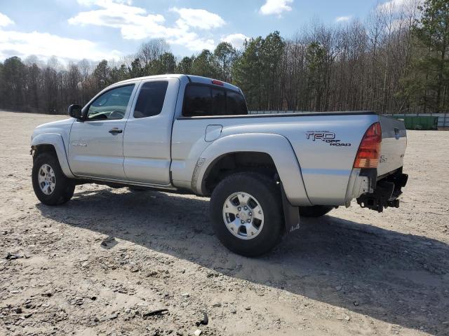 5TEUU42N67Z417543 - 2007 TOYOTA TACOMA ACCESS CAB SILVER photo 2