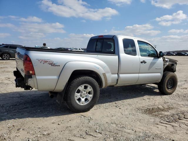 5TEUU42N67Z417543 - 2007 TOYOTA TACOMA ACCESS CAB SILVER photo 3