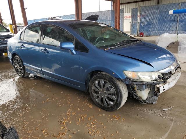 19XFA1F5XBE040127 - 2011 HONDA CIVIC LX BLUE photo 4