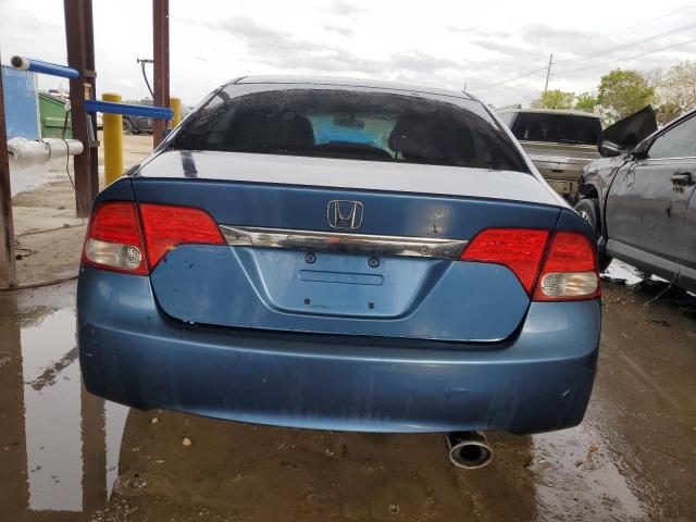 19XFA1F5XBE040127 - 2011 HONDA CIVIC LX BLUE photo 6