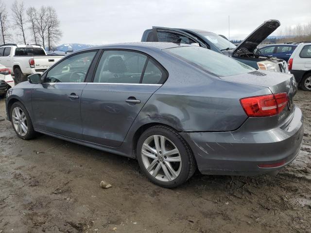 3VWLA7AJ8FM305713 - 2015 VOLKSWAGEN JETTA TDI GRAY photo 2