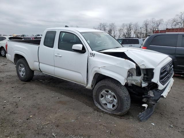 5TFRX5GN5JX109516 - 2018 TOYOTA TACOMA ACCESS CAB WHITE photo 4