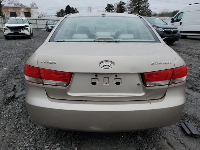 5NPET46C58H324520 - 2008 HYUNDAI SONATA GLS GOLD photo 6