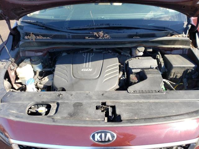 KNDMB5C11G6123844 - 2016 KIA SEDONA LX BURGUNDY photo 12