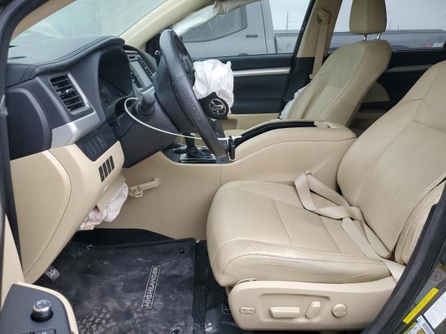 5TDKKRFHXES008597 - 2014 TOYOTA HIGHLANDER XLE Yaşıl foto 7