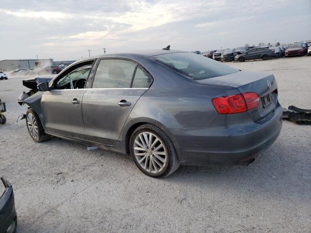 3VWLL7AJ3EM435133 - 2014 VOLKSWAGEN JETTA TDI GRAY photo 2