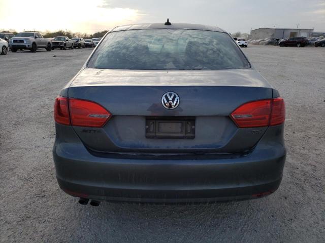 3VWLL7AJ3EM435133 - 2014 VOLKSWAGEN JETTA TDI GRAY photo 6