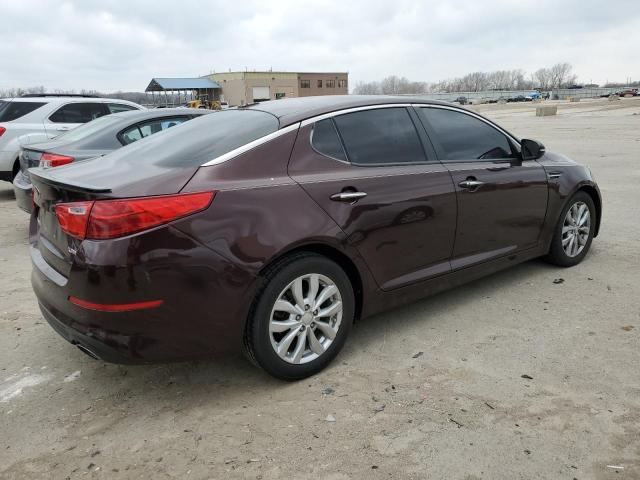 5XXGN4A71FG414169 - 2015 KIA OPTIMA EX MAROON photo 3