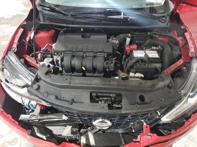 3N1AB7APXGY329262 - 2016 NISSAN SENTRA S RED photo 11