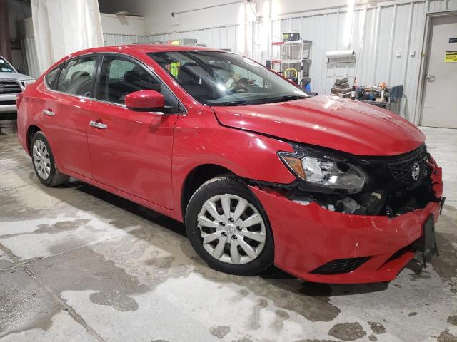 3N1AB7APXGY329262 - 2016 NISSAN SENTRA S RED photo 4