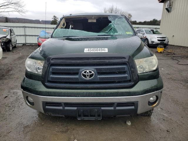 5TFUW5F12AX119285 - 2010 TOYOTA TUNDRA DOUBLE CAB SR5 GREEN photo 5