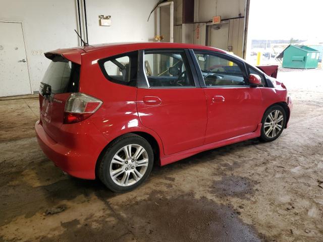 JHMGE88469C005364 - 2009 HONDA FIT SPORT RED photo 3