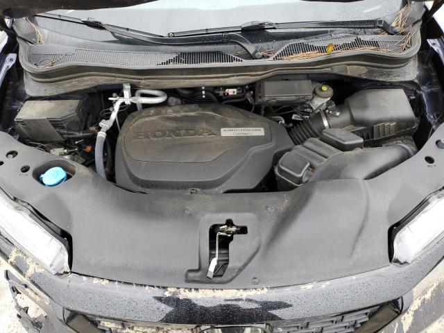 5FNYF7H5XKB010761 - 2019 HONDA PASSPORT EXL BLUE photo 12