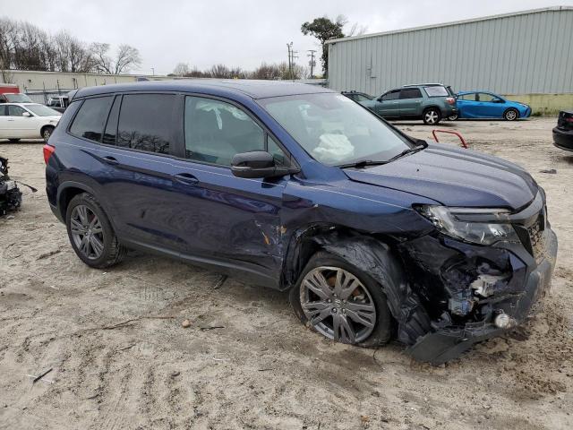 5FNYF7H5XKB010761 - 2019 HONDA PASSPORT EXL BLUE photo 4