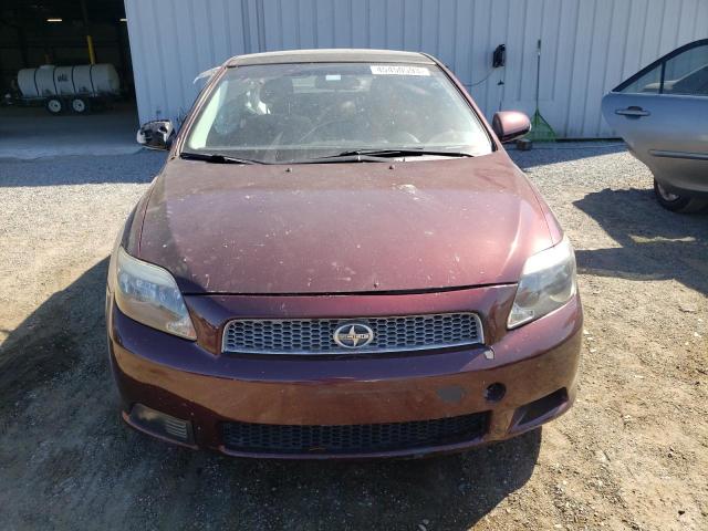 JTKDE167750031856 - 2005 TOYOTA SCION TC მუქწითელი ფოტო 5