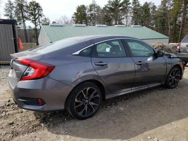 2HGFC2F8XLH558658 - 2020 HONDA CIVIC SPORT GRAY photo 3