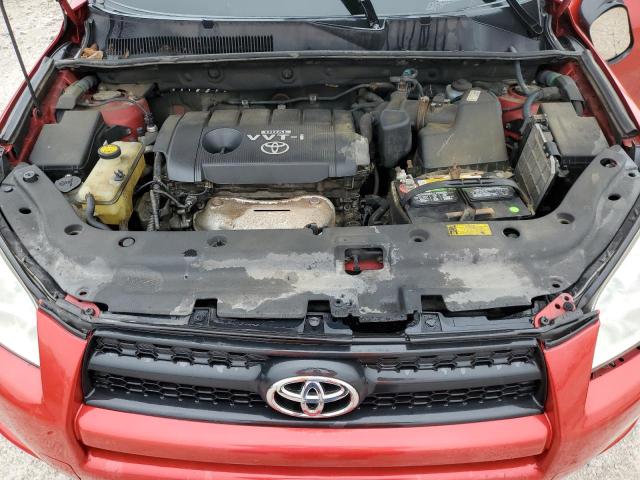 2T3ZF4DV1AW052267 - 2010 TOYOTA RAV4 RED photo 12