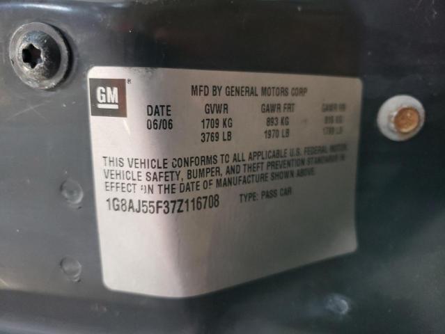 1G8AJ55F37Z116708 - 2007 SATURN ION LEVEL 2 白色 照片 12