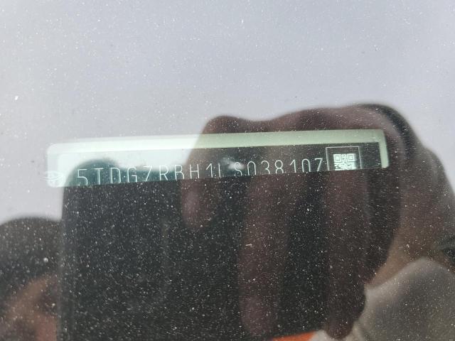 5TDGZRBH1LS038107 - 2020 TOYOTA HIGHLANDER XLE WHITE photo 13