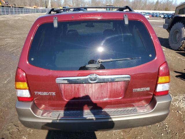 4F2CZ96164KM30780 - 2004 MAZDA TRIBUTE ES RED photo 6