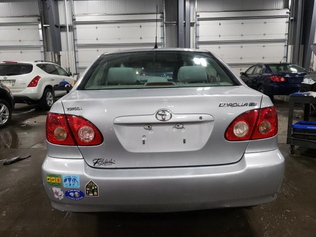 1NXBR32E88Z043588 - 2008 TOYOTA COROLLA CE SILVER photo 6