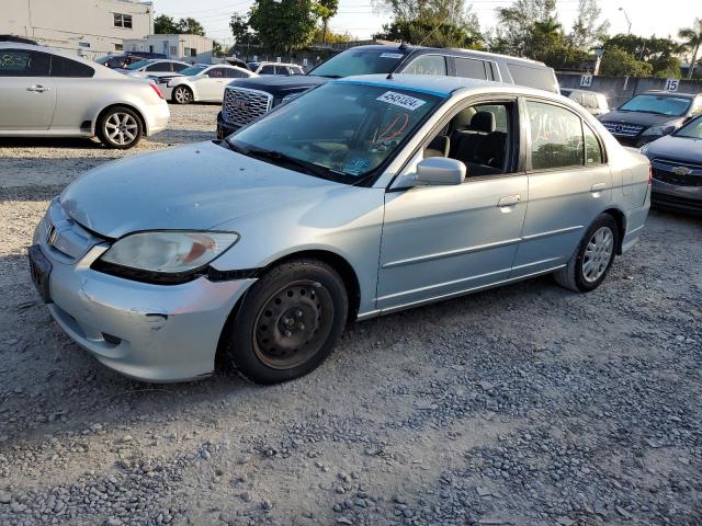 JHMES95684S000628 - 2004 HONDA CIVIC HYBRID SILVER photo 1