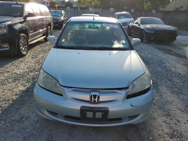 JHMES95684S000628 - 2004 HONDA CIVIC HYBRID SILVER photo 5