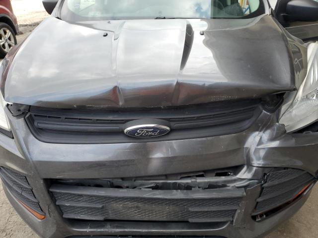 1FMCU0F75FUC33004 - 2015 FORD ESCAPE S GRAY photo 12