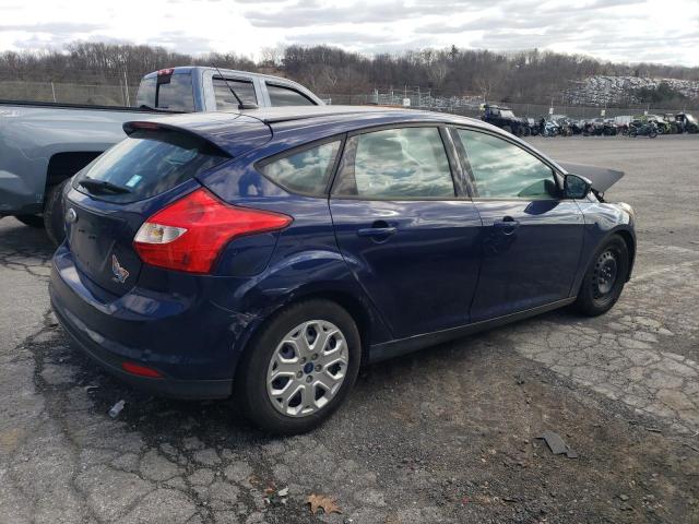 1FAHP3K26CL113474 - 2012 FORD FOCUS SE BLUE photo 3