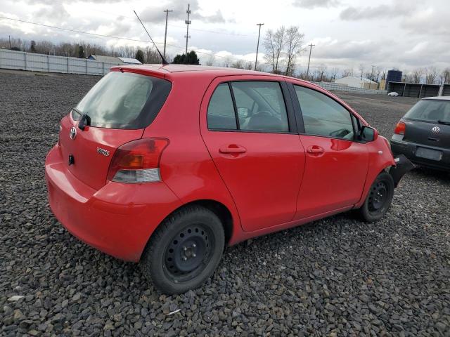 JTDKT4K39B5333480 - 2011 TOYOTA YARIS RED photo 3