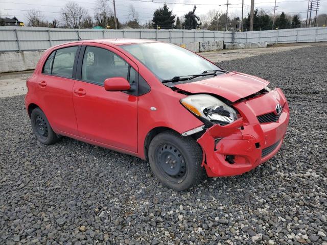 JTDKT4K39B5333480 - 2011 TOYOTA YARIS RED photo 4