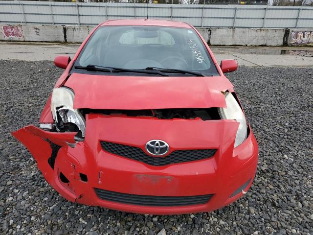 JTDKT4K39B5333480 - 2011 TOYOTA YARIS RED photo 5