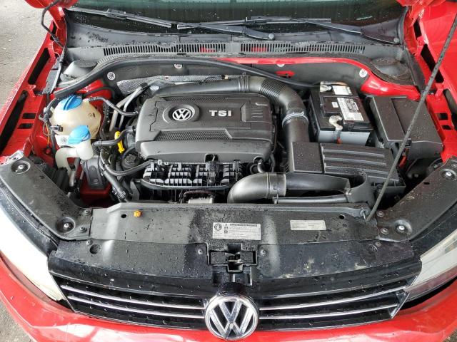 3VWD07AJ3EM411492 - 2014 VOLKSWAGEN JETTA SE RED photo 11