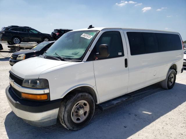 1GAZGPFG7K1209306 - 2019 CHEVROLET EXPRESS LT WHITE photo 1