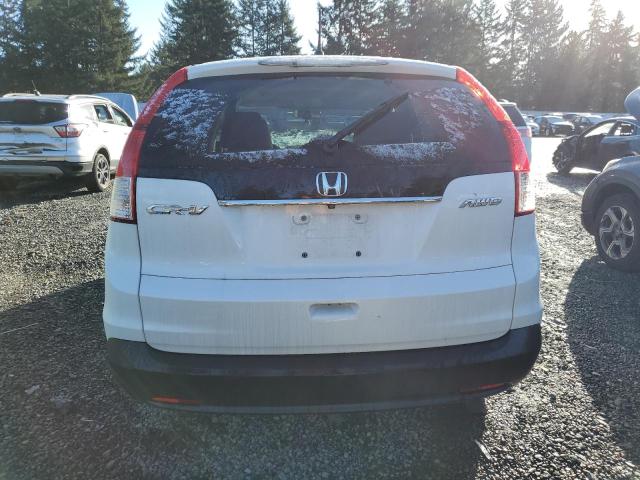 5J6RM4H53EL080705 - 2014 HONDA CR-V EX WHITE photo 6