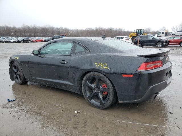 2G1FD1E31F9252855 - 2015 CHEVROLET CAMARO LT BLACK photo 2