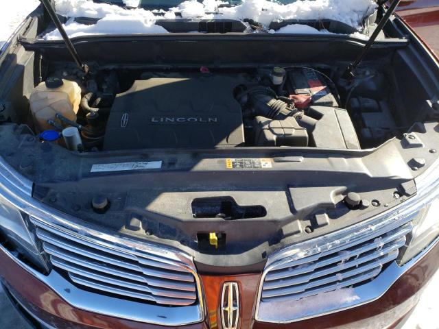 2LMTJ8LR7GBL53279 - 2016 LINCOLN MKX RESERVE BURGUNDY photo 12