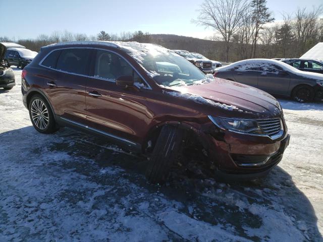 2LMTJ8LR7GBL53279 - 2016 LINCOLN MKX RESERVE BURGUNDY photo 4