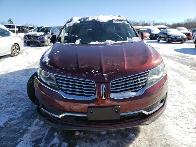 2LMTJ8LR7GBL53279 - 2016 LINCOLN MKX RESERVE BURGUNDY photo 5