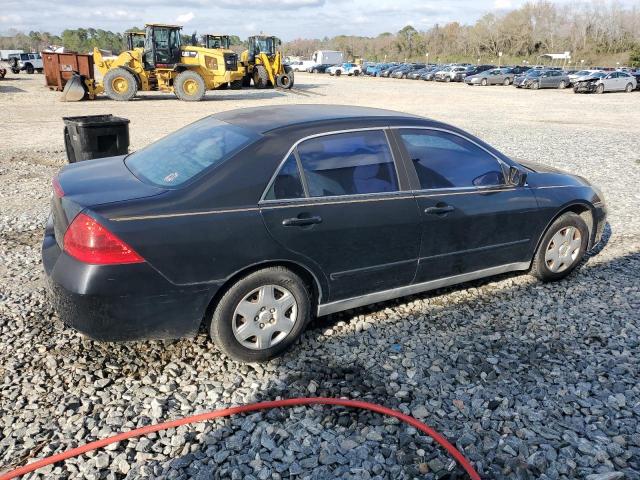 1HGCM56407A150480 - 2007 HONDA ACCORD LX BLACK photo 3