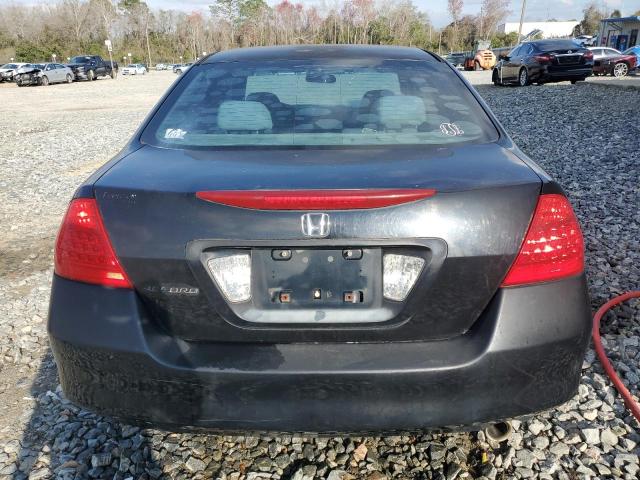 1HGCM56407A150480 - 2007 HONDA ACCORD LX BLACK photo 6