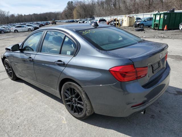 WBA8E5G51JNV02617 - 2018 BMW 320 XI GRAY photo 2