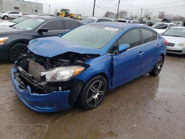 KNAFZ4A86E5068936 - 2014 KIA FORTE EX BLUE photo 1