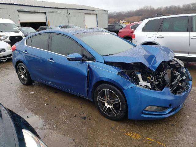 KNAFZ4A86E5068936 - 2014 KIA FORTE EX BLUE photo 4