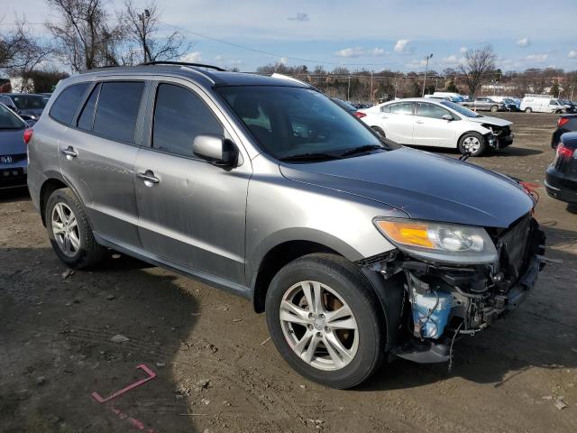 5XYZK3AB4CG136049 - 2012 HYUNDAI SANTA FE LIMITED GRAY photo 4