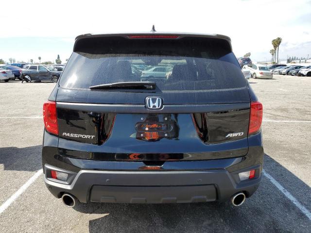 5FNYF8H54NB009907 - 2022 HONDA PASSPORT EXL BLACK photo 6