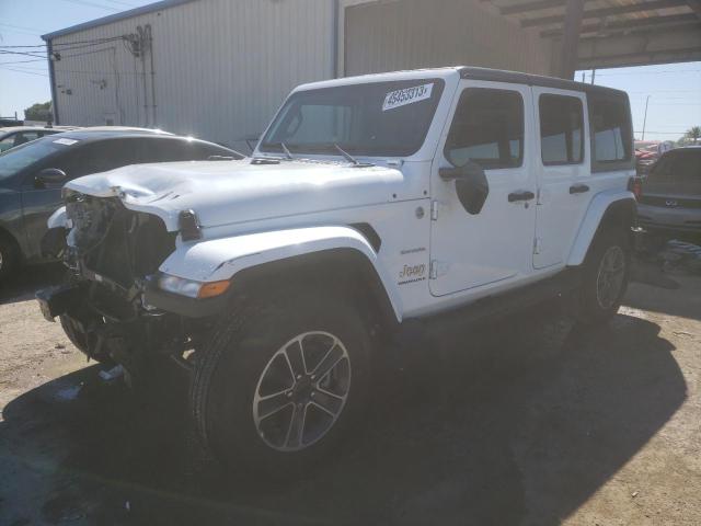 1C4HJXENXPW601162 - 2023 JEEP WRANGLER SAHARA WHITE photo 1