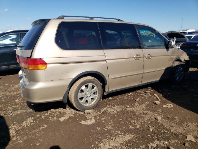 2HKRL180X2H567847 - 2002 HONDA ODYSSEY EXL TAN photo 3