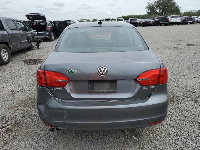 3VWDX7AJ9DM311648 - 2013 VOLKSWAGEN JETTA SE GRAY photo 6